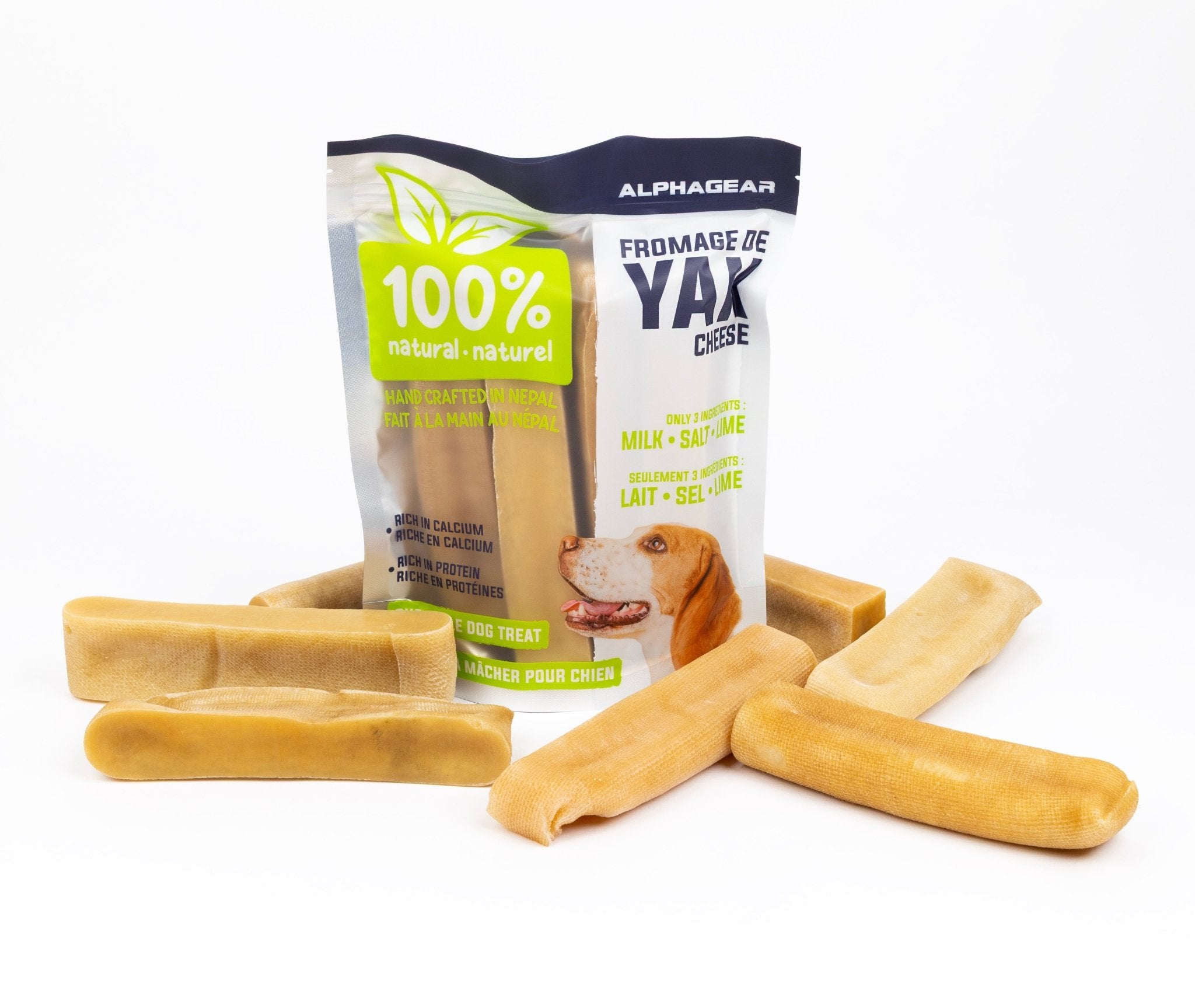 Yak Cheese Dog Chew - Large - ALPHADOGDISTRIBUTION