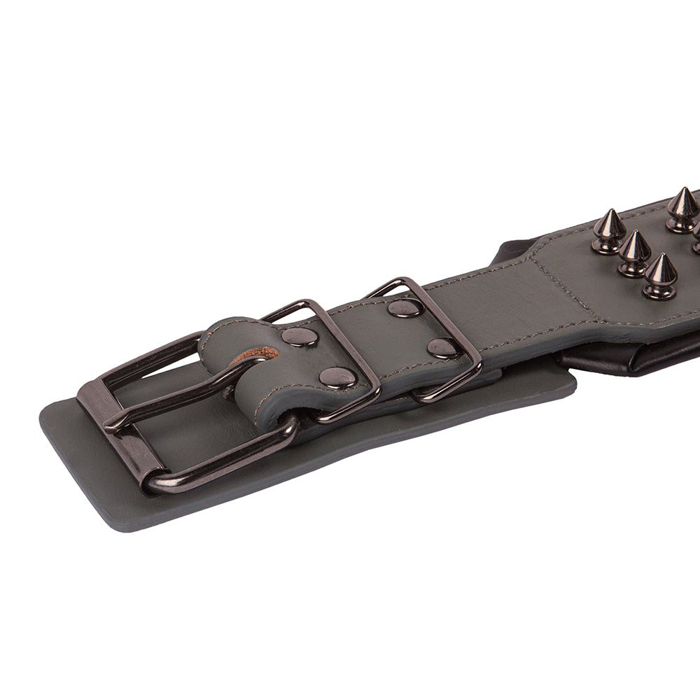 Leather Studded Dog Collar - XL - ALPHADOGDISTRIBUTION