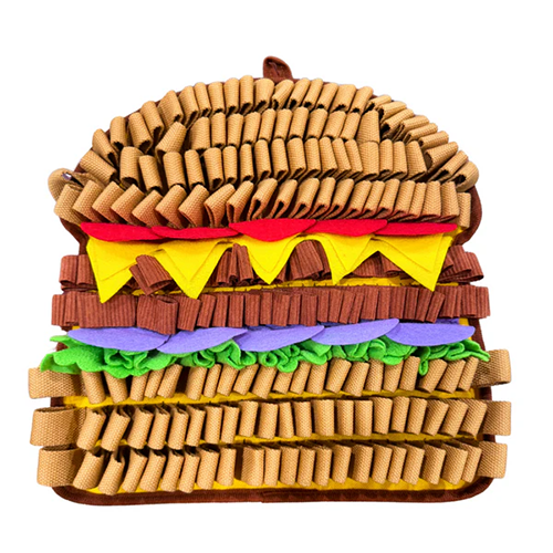 Juicy Hamburger - Snuffle Mat - Alpha Dog Distribution