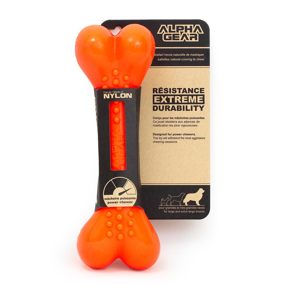 Large Nylon Dog Bone - ALPHADOGDISTRIBUTION