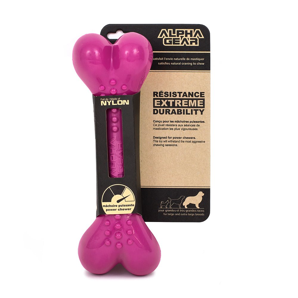 Large Nylon Dog Bone - ALPHADOGDISTRIBUTION