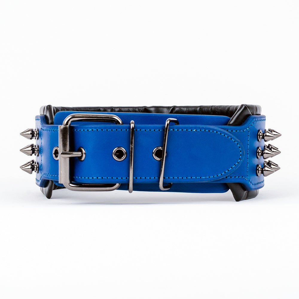 Leather Studded Dog Collar - 2XL - ALPHADOGDISTRIBUTION