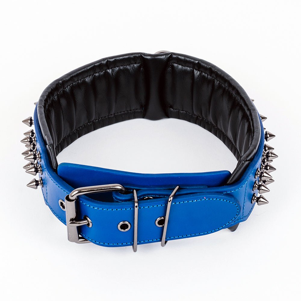 Leather Studded Dog Collar - 2XL - ALPHADOGDISTRIBUTION