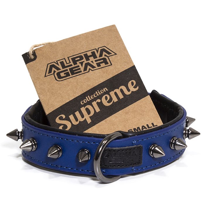 Leather Studded Dog Collar - XS - ALPHADOGDISTRIBUTION