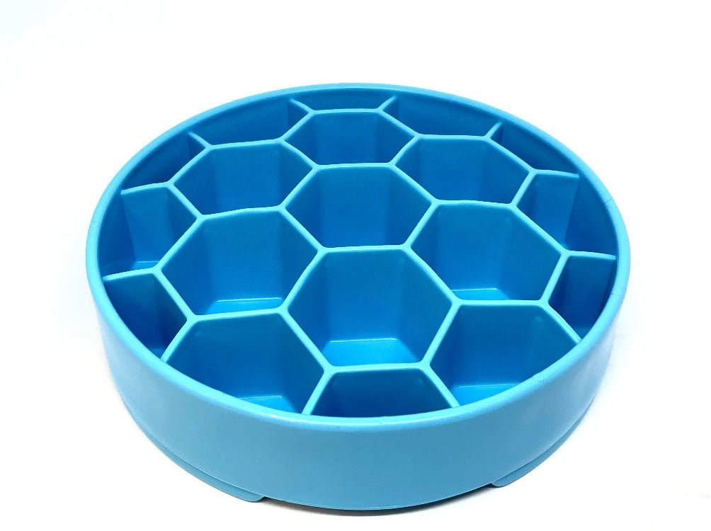 Slow Feeder Blue Honeycomb - Alpha Dog Distribution