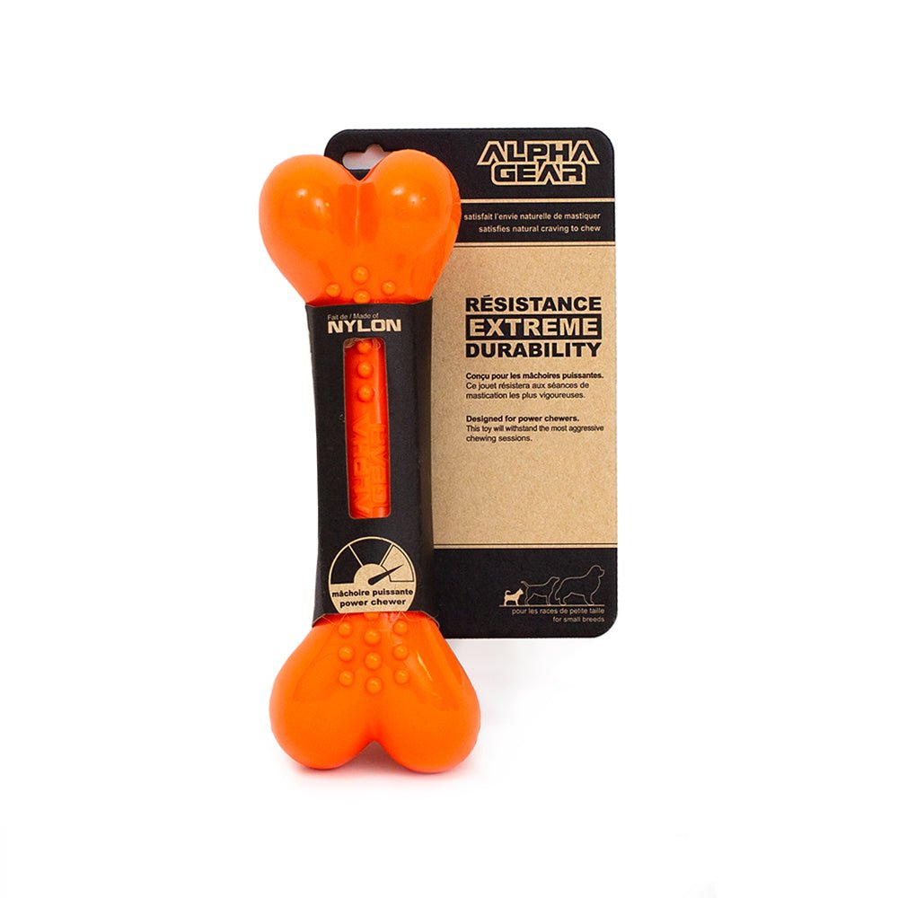 Small Nylon Dog Bone - ALPHADOGDISTRIBUTION