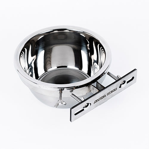 Dog Bowl with Cage Attachment